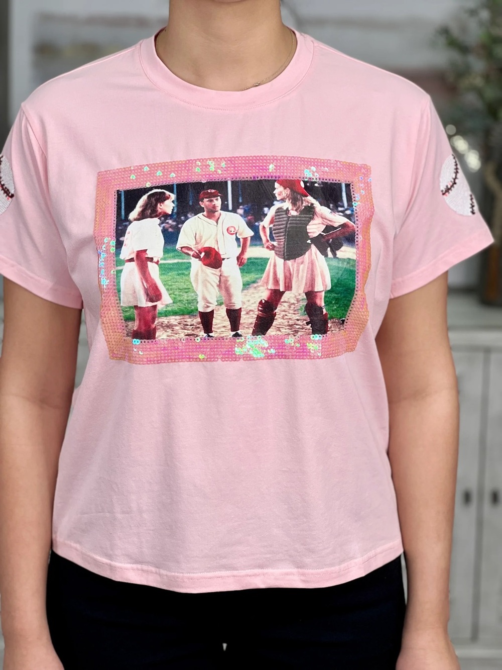 QUEEN OF SPARKLES RARE Find, A League of Their Own Tee